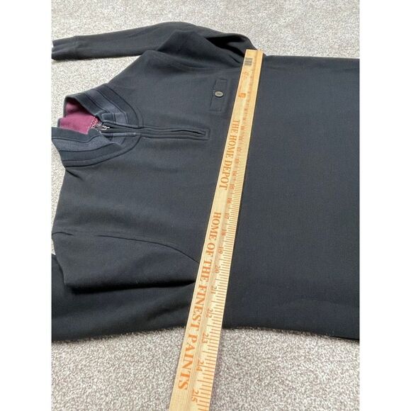 Ted baker quarter zip pullover sweater Mens sz 5 black long sleeve sweater - Picture 7 of 12